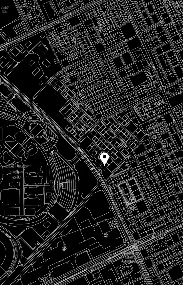 Map showing the PATTERN Architects office in Al Mohammadiyyah, Riyadh