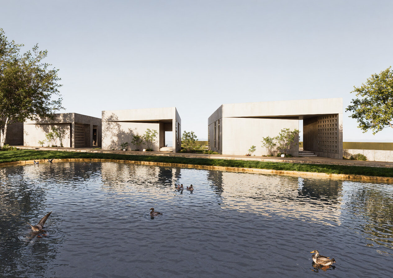 Architectural view from the Al Muhammadiyah Diwaniyah project