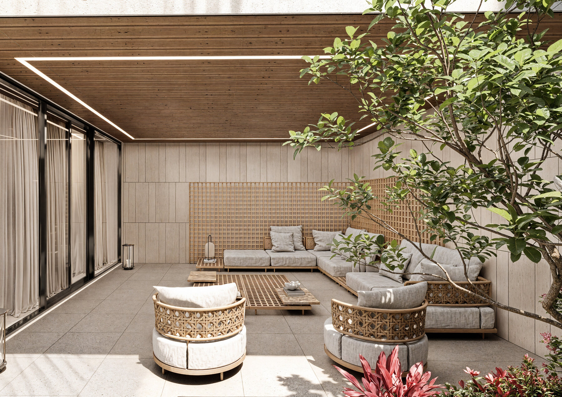 Interior view from the Hittin Diwaniyah project